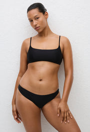 Crop Top - Deep Black - Matteau
